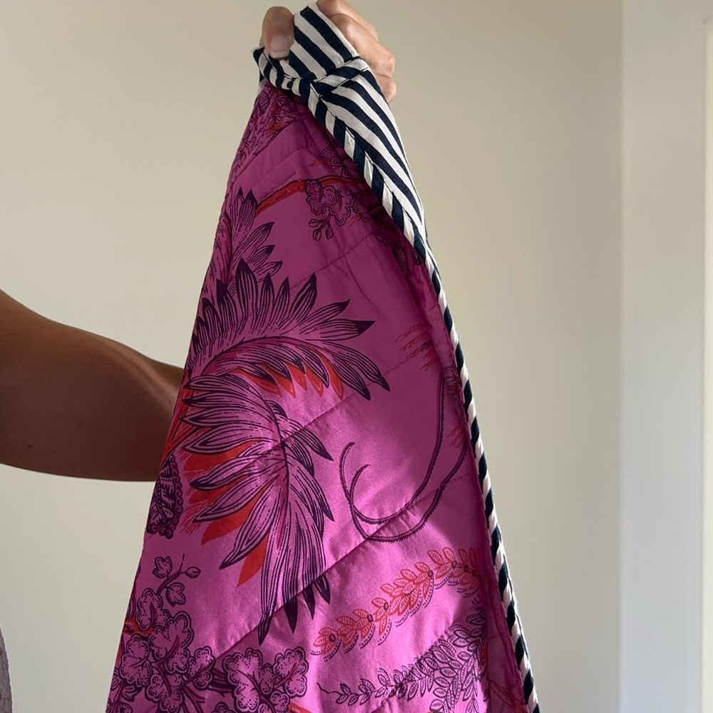 Anthropologie Mixed Pattern Robe - Picture 7 of 7